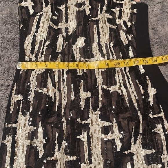 BCBG Maxazria 🔥Sale🔥NWT black dress with sequins - Picture 6 of 9